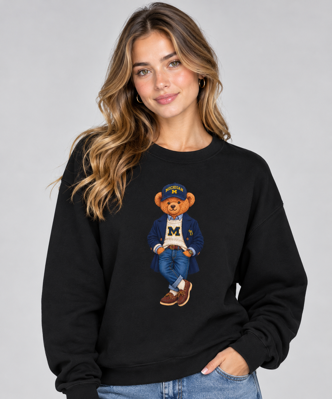Michigan - Game Day Teddy Bear Sweatshirt