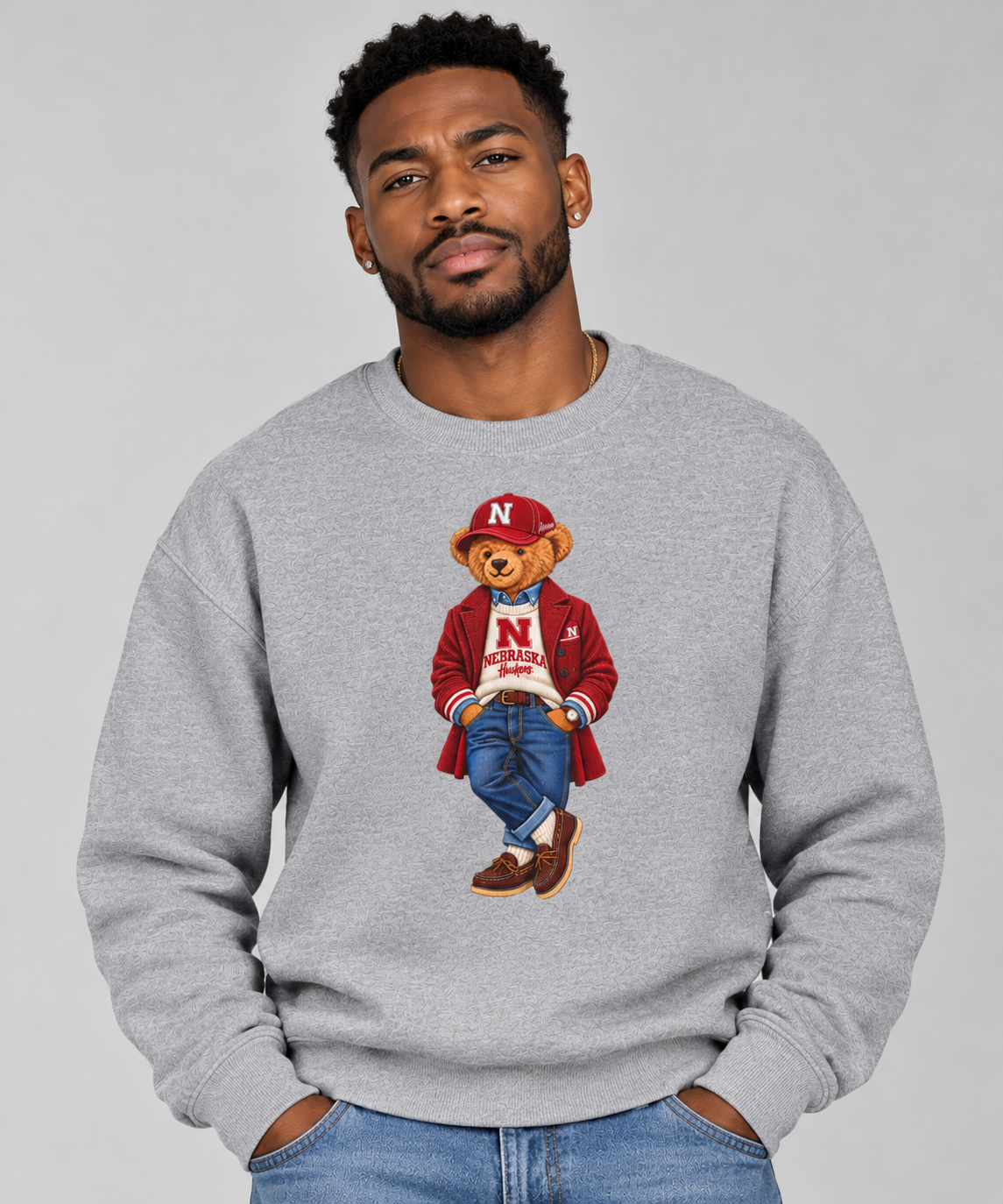 Nebraska- Game Day Teddy Bear Sweatshirt