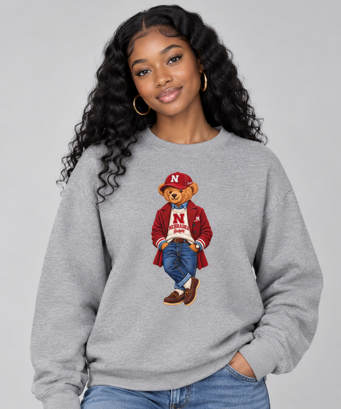 Nebraska- Game Day Teddy Bear Sweatshirt