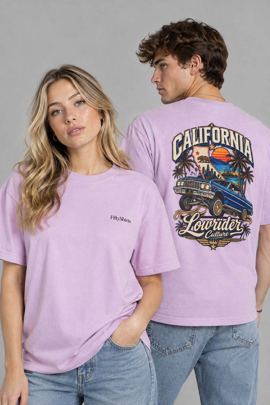 California Lowrider Culture  Unisex Comfort Color 1717 Streetwear Graphic Tee