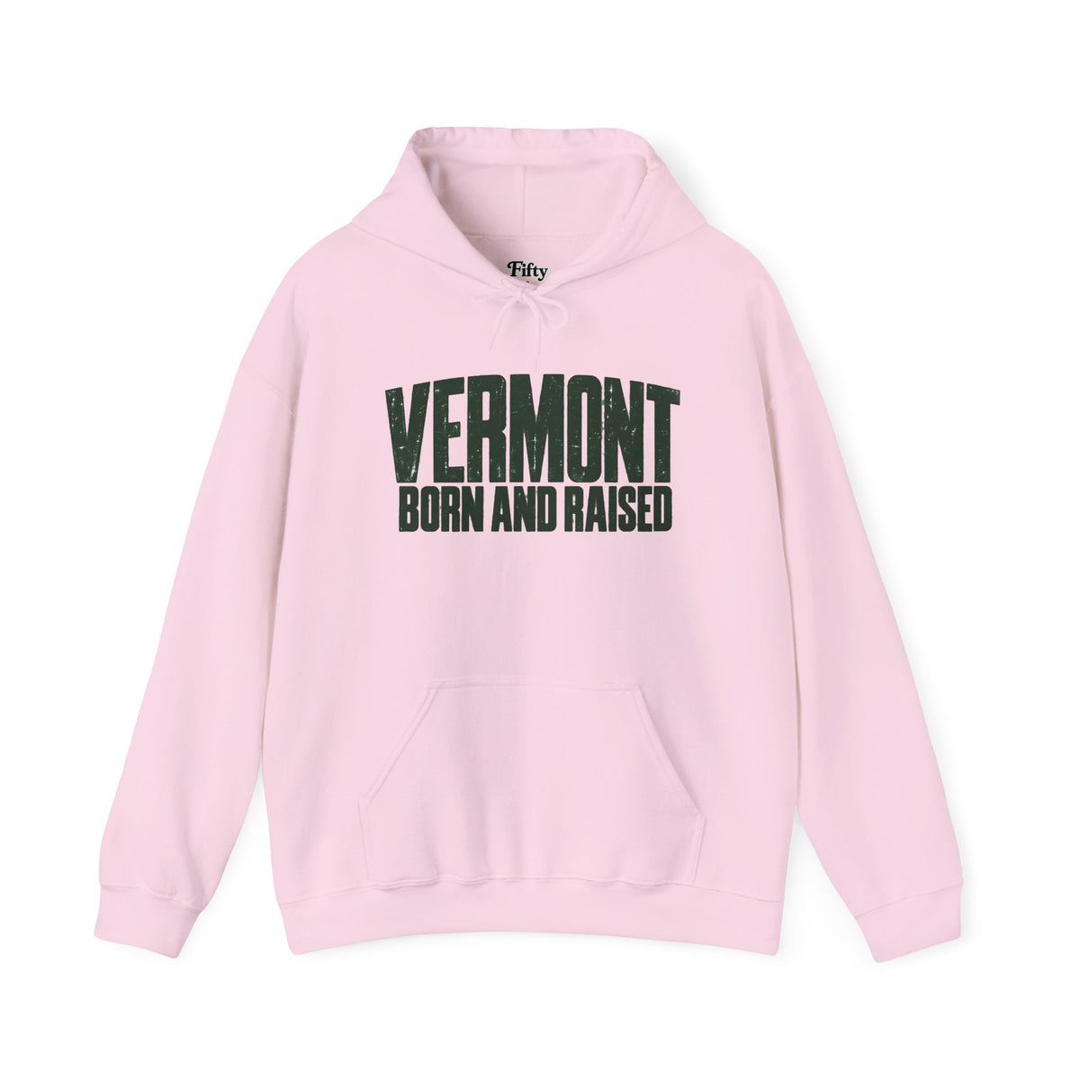 Vermont Born and Raised Modern New England Streetwear Unisex Hoodie Graphic