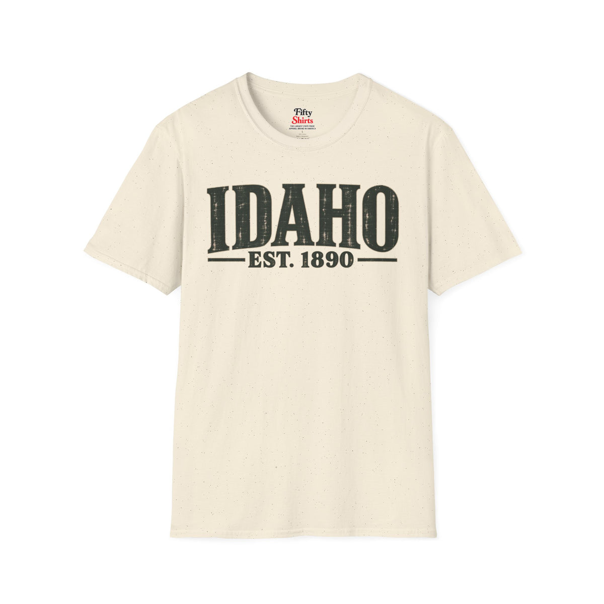 Idaho Est 1890 Unisex Softstyle T Shirt State Name Graphic Tee
