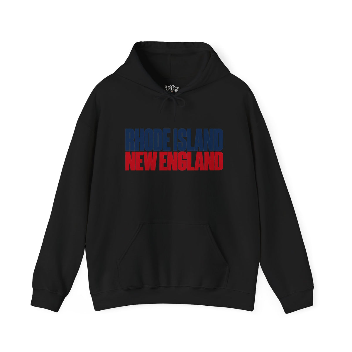 Rhode Island New England Unisex Hoodie State Name Graphic