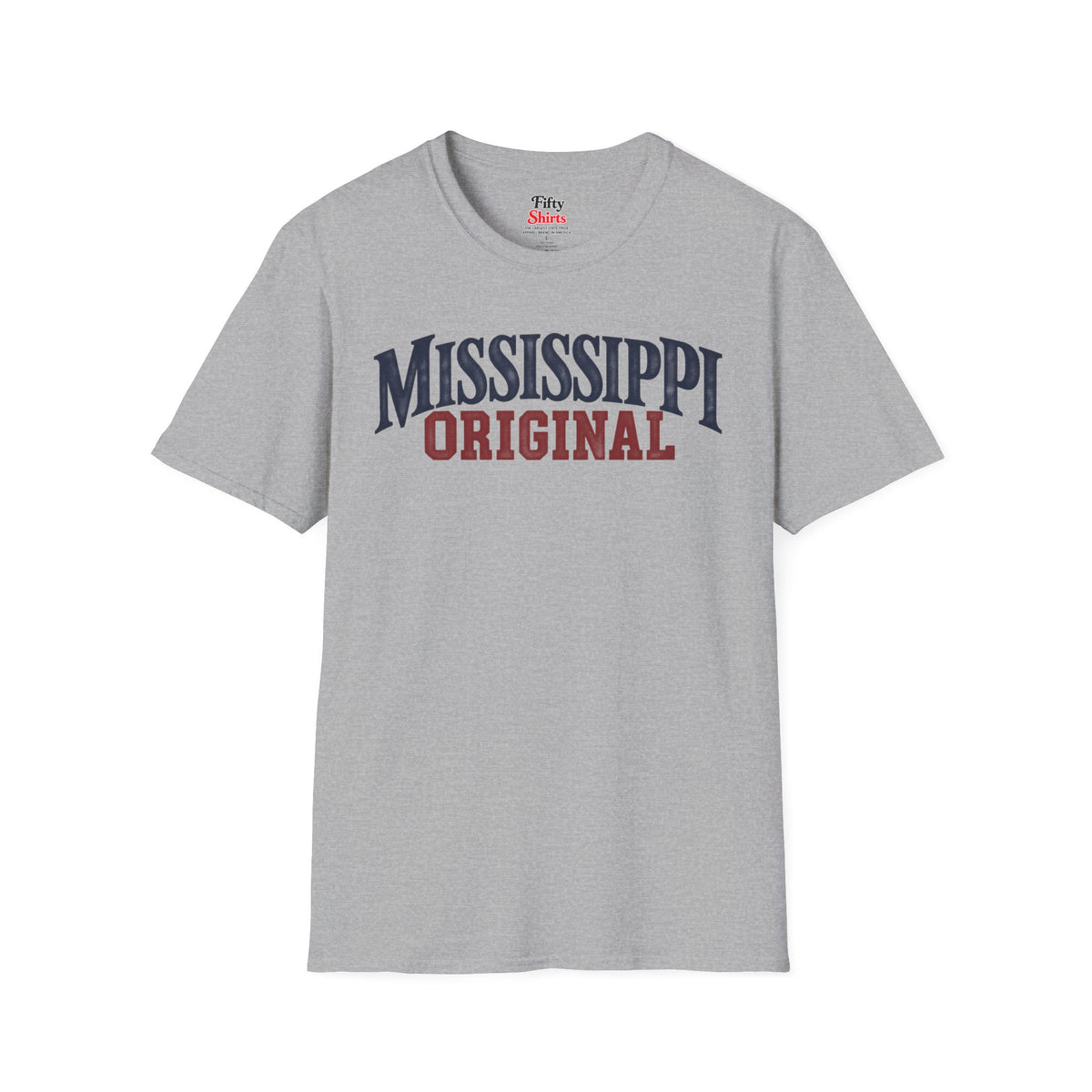 Mississippi Original Unisex Softstyle T Shirt State Name Graphic Tee