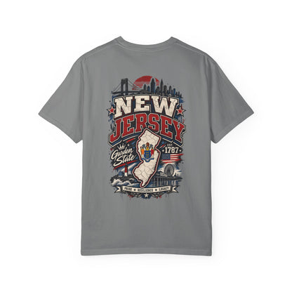 New Jersey Street Legacy Unisex Comfort Color 1717 Streetwear Graphic Tee