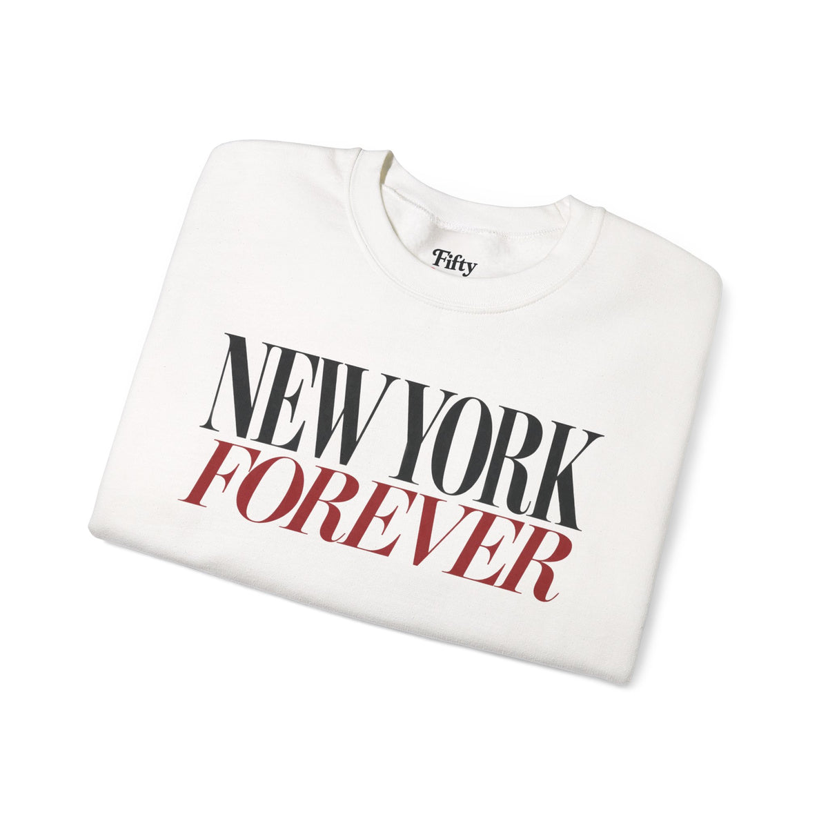 New York Forever Unisex Crewneck Sweatshirt State Name Graphic