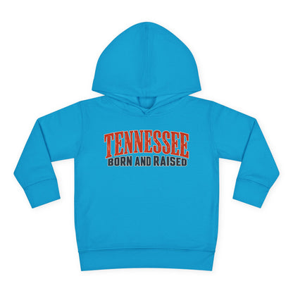 Tennessee Born and Raised Premium Southern Heritage Unisex Toddler Pullover Fleece Hoodie