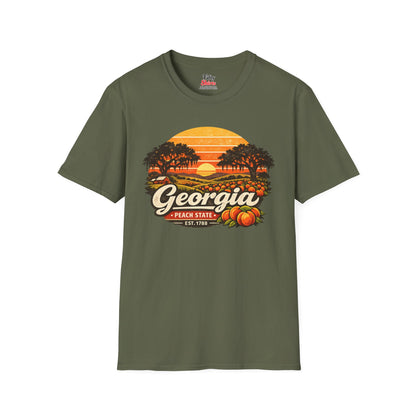 Georgia Southern Sunset Unisex Softstyle T Shirt State Pride Graphic Tee Collections FS03