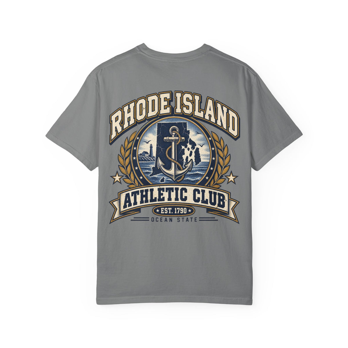 Rhode Island Athletic Club Unisex Comfort Color 1717 Streetwear Graphic Tee