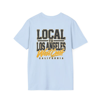 Local to Los Angeles West Coast California Unisex Softstyle Graphic Tee