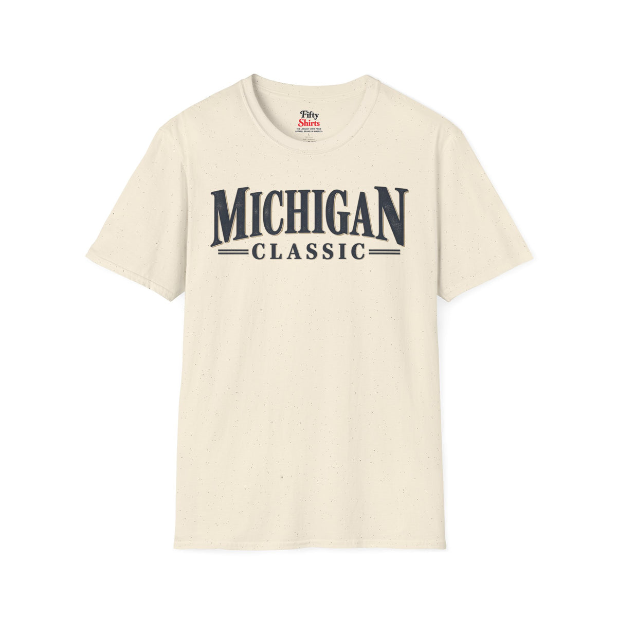 Michigan Classic Unisex Softstyle T Shirt State Name Graphic Tee