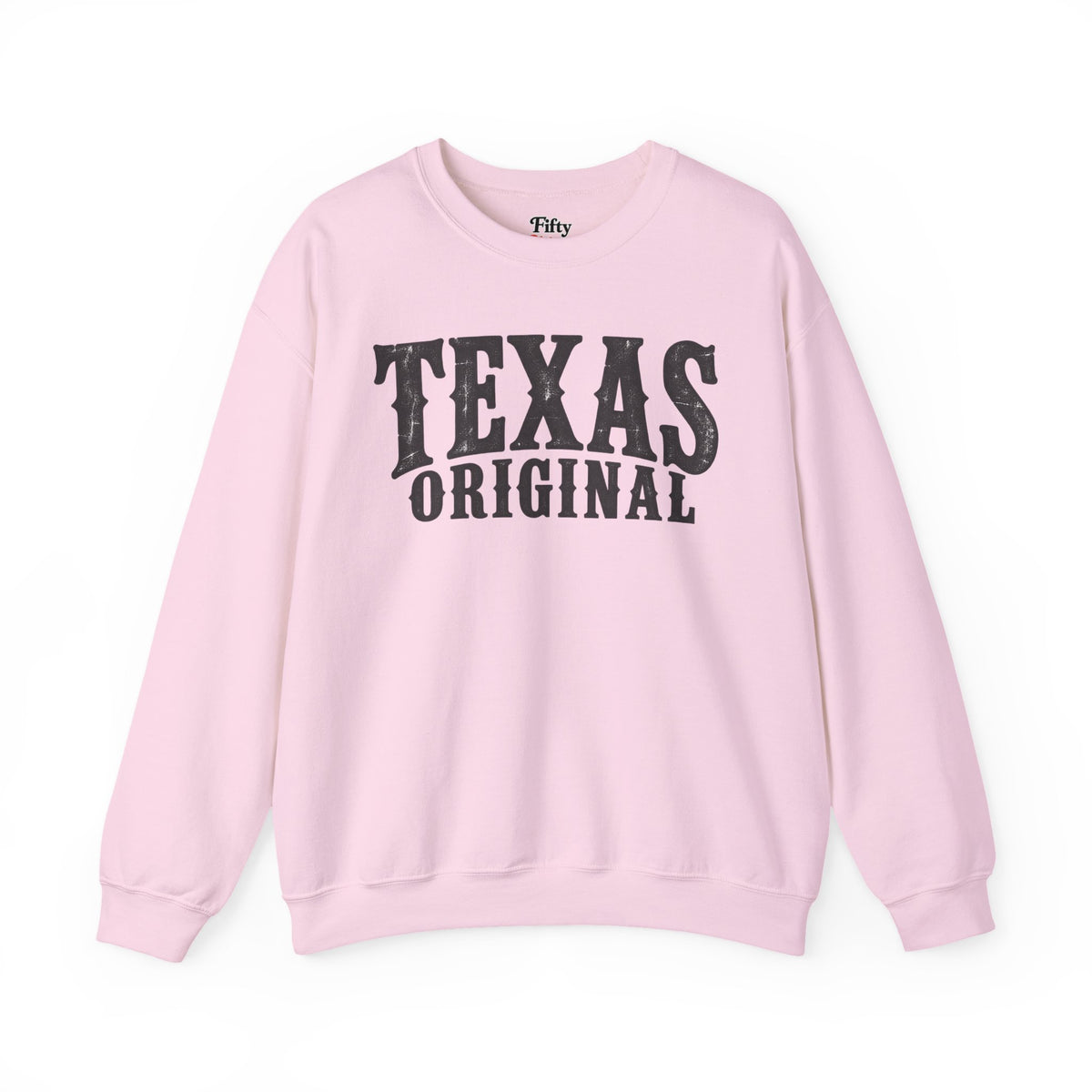 Texas Original Unisex Crewneck Sweatshirt State Name Graphic