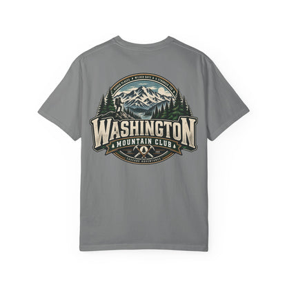 Washington Mountain Club Unisex Comfort Color 1717 Streetwear Graphic Tee