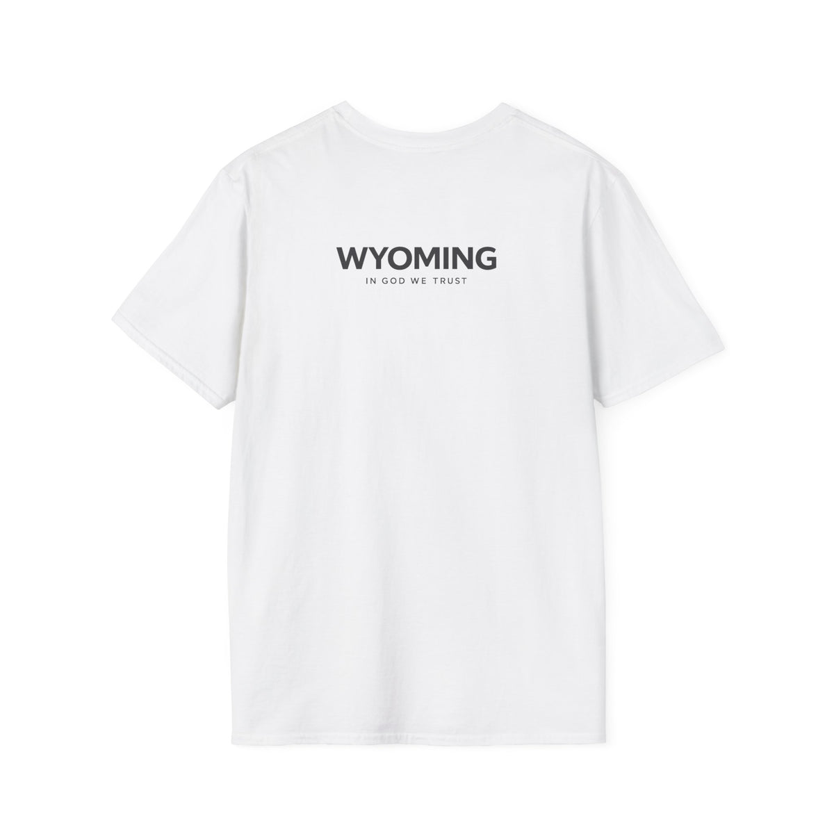 Wyoming All State In God We Trust Unisex Everyday Tee