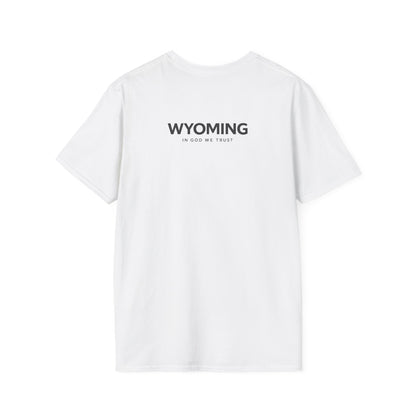 Wyoming All State In God We Trust Unisex Everyday Tee