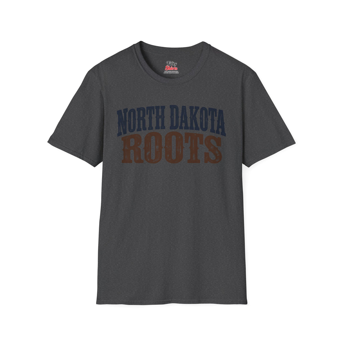North Dakota Roots Unisex Softstyle T Shirt State Name Graphic Tee