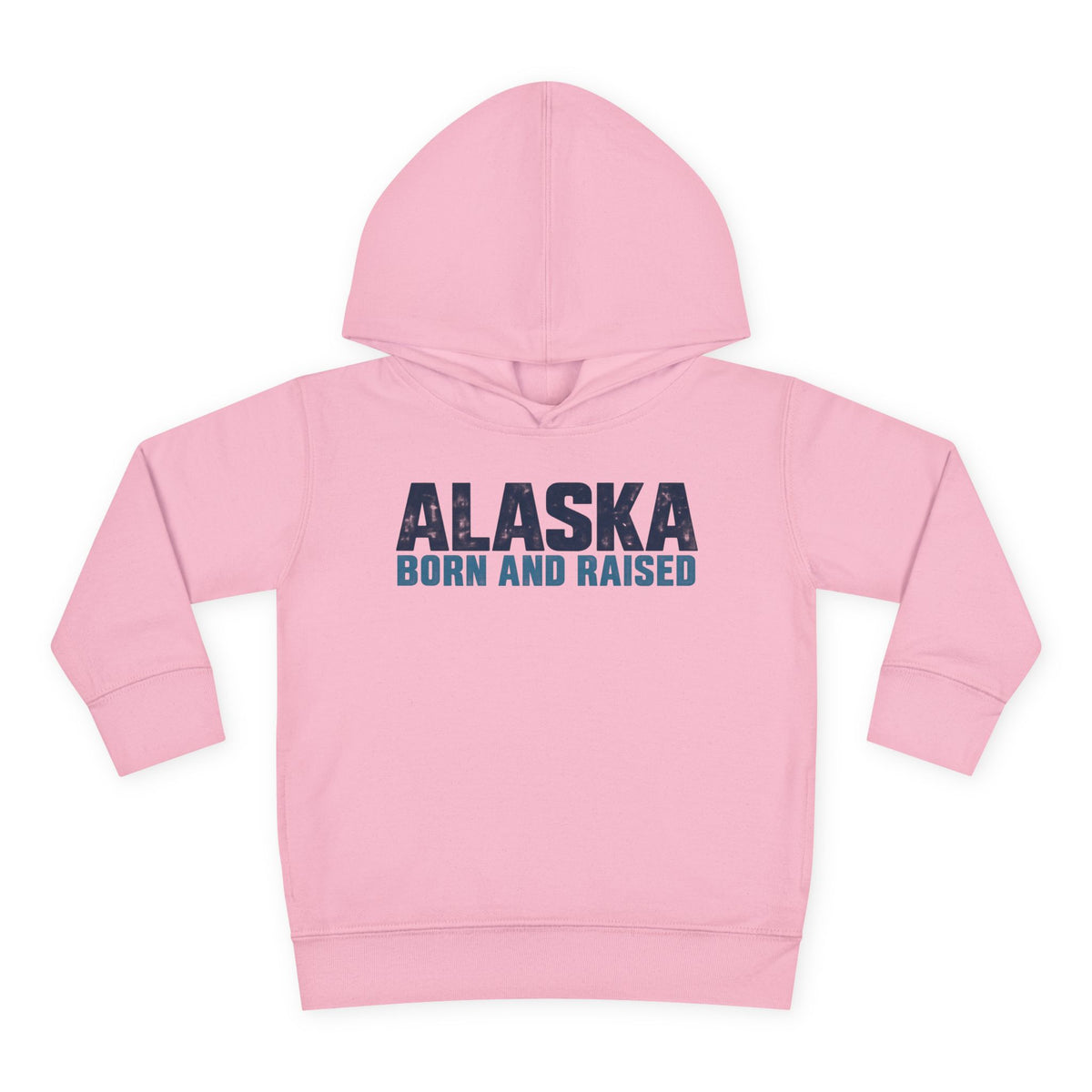 Alaska Born and Raised Modern Streetwear Unisex Toddler Pullover Fleece Hoodie