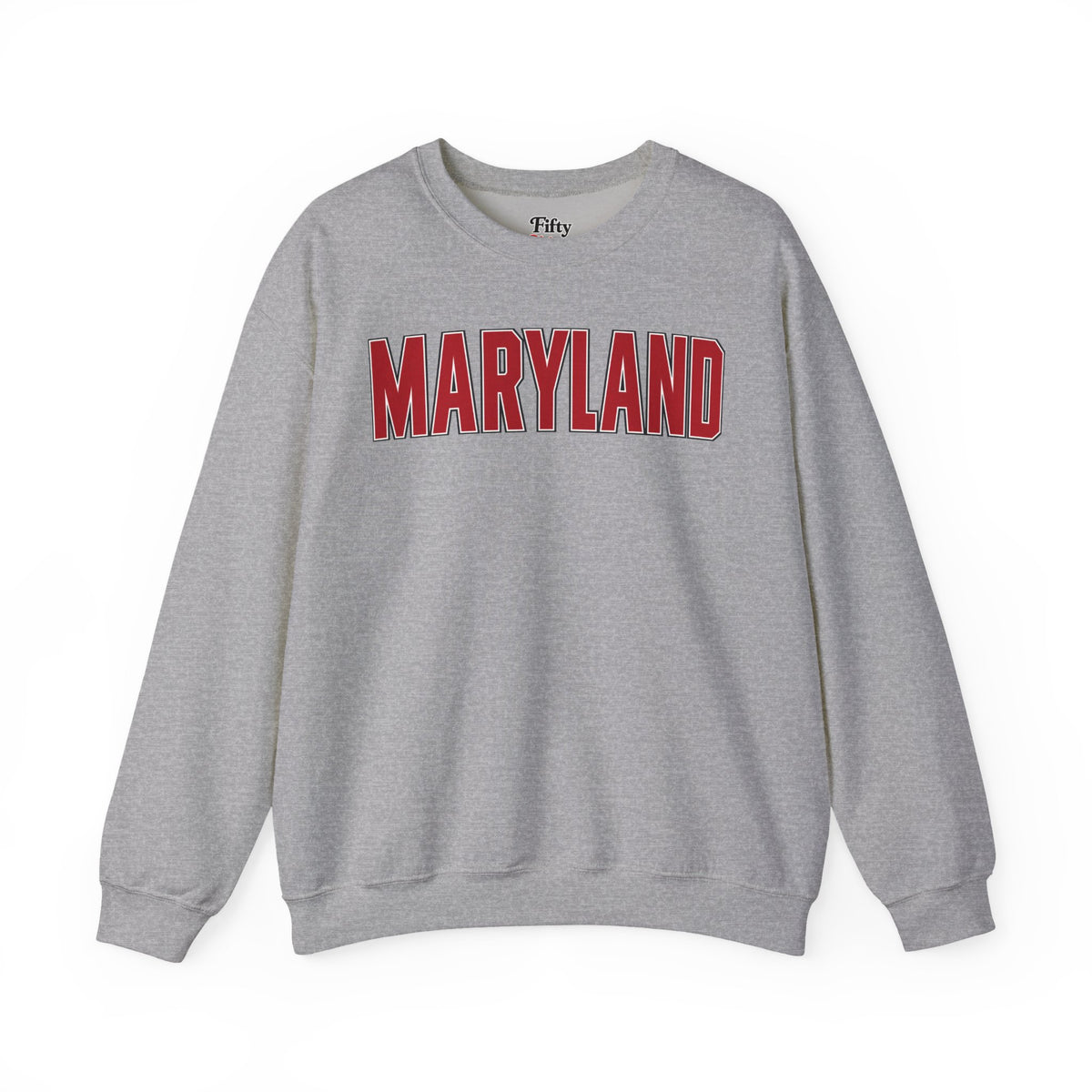 Maryland Unisex Crewneck Sweatshirt State Name Graphic