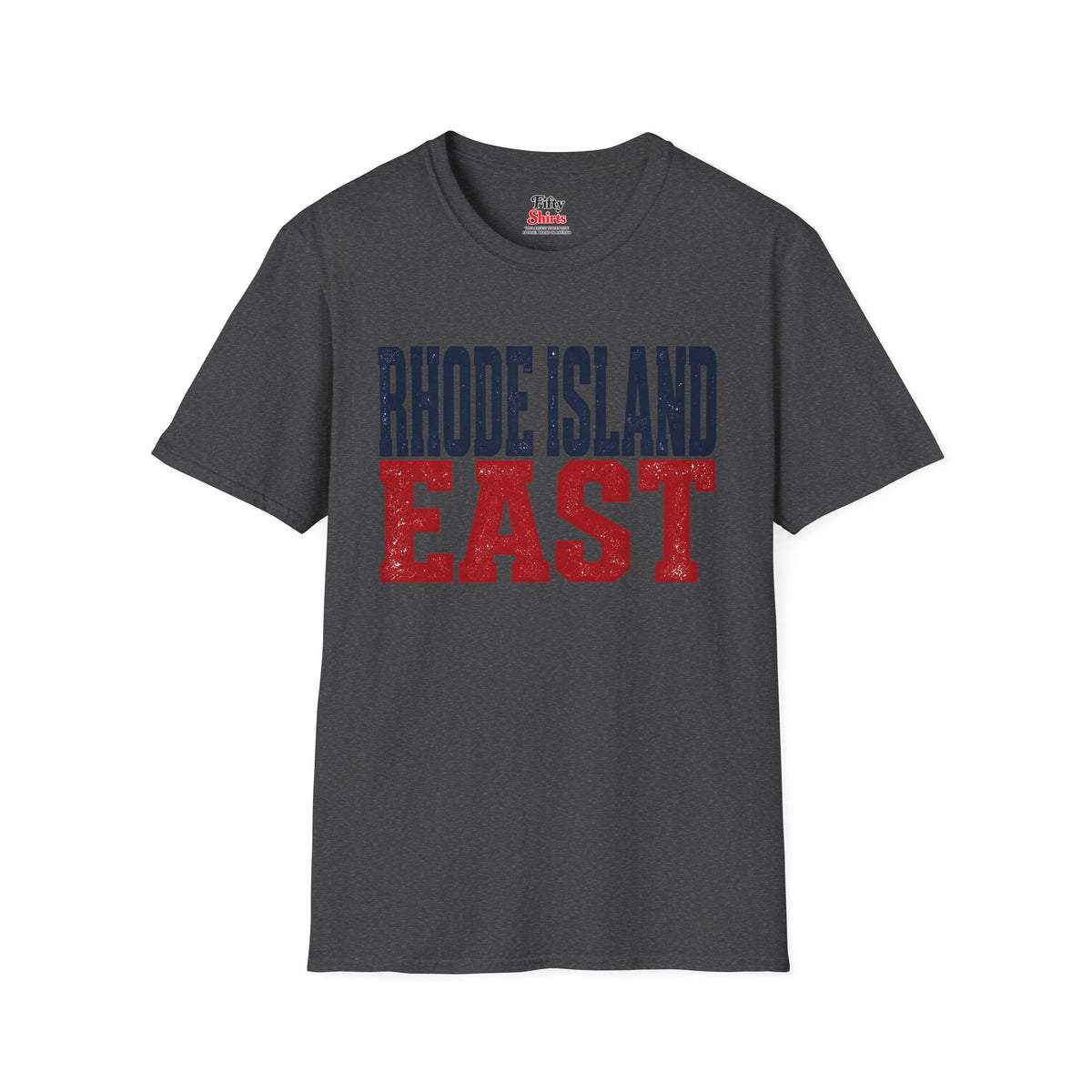 Rhode Island East Unisex Softstyle T Shirt State Name Graphic Tee
