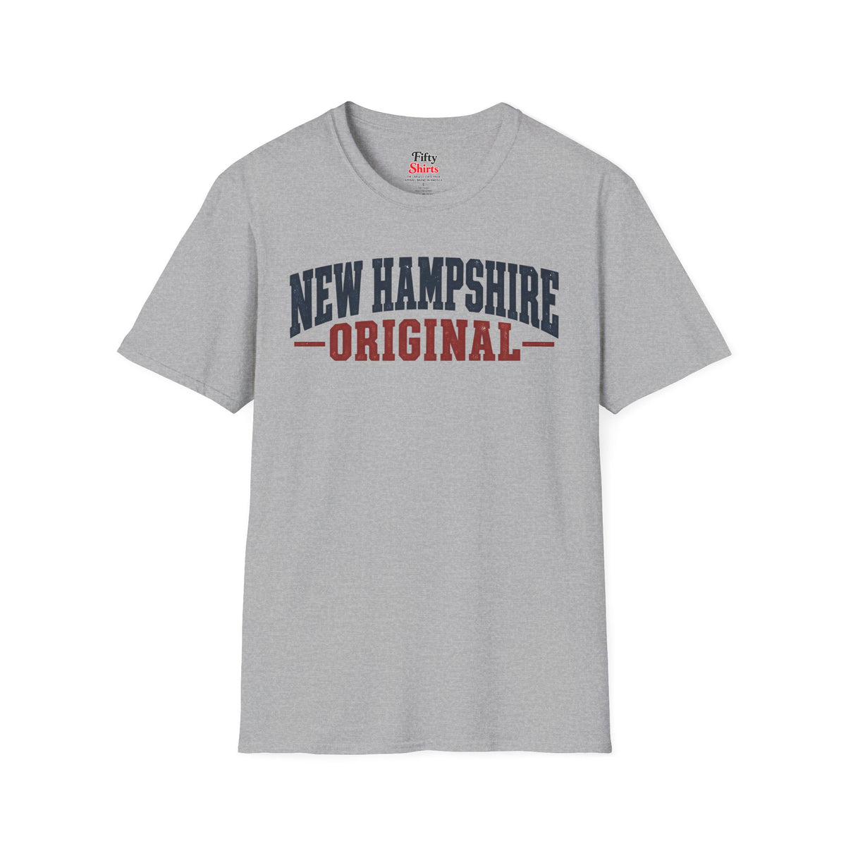 New Hampshire Original Unisex Softstyle T Shirt State Name Graphic Tee