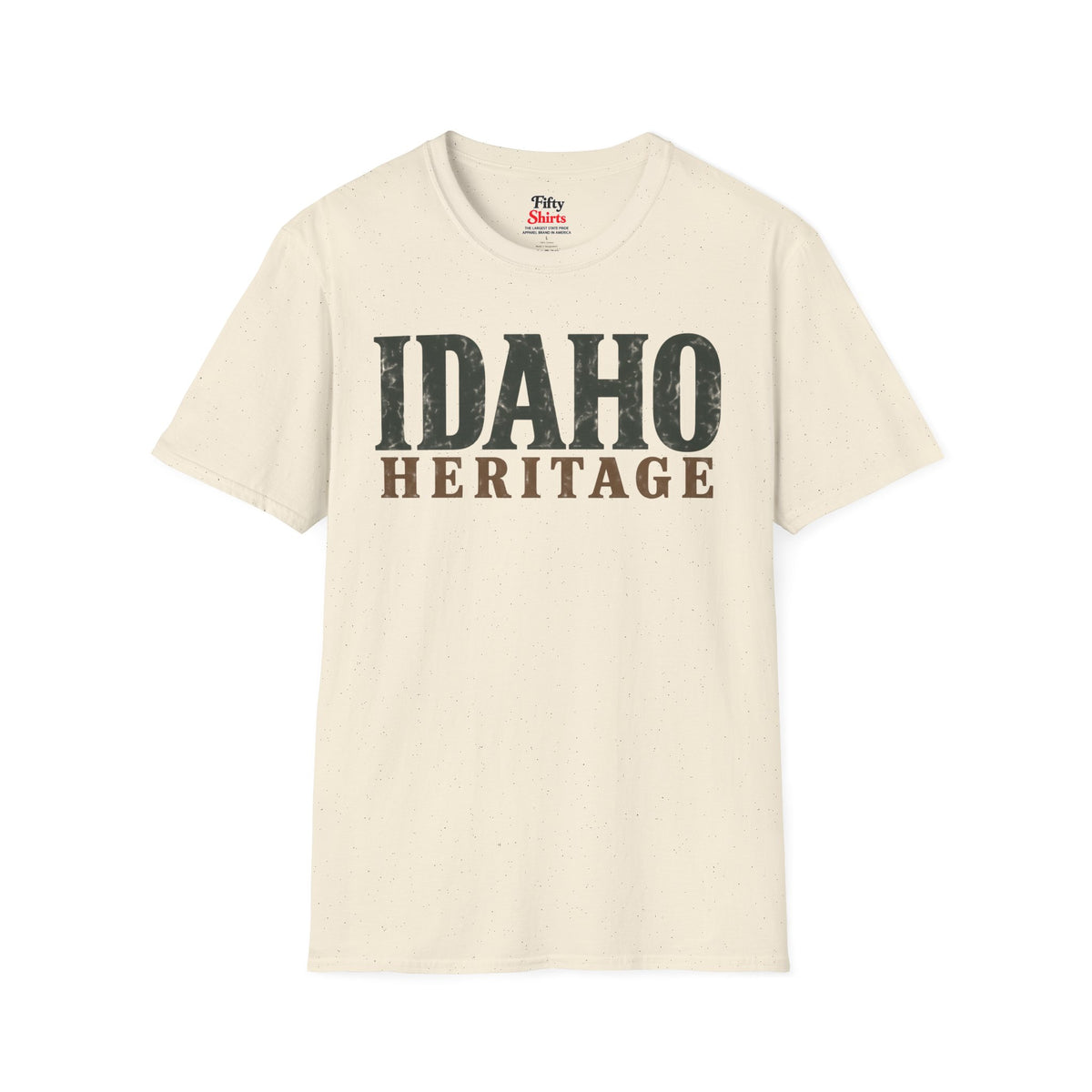 Idaho Heritage Unisex Softstyle T Shirt State Name Graphic Tee