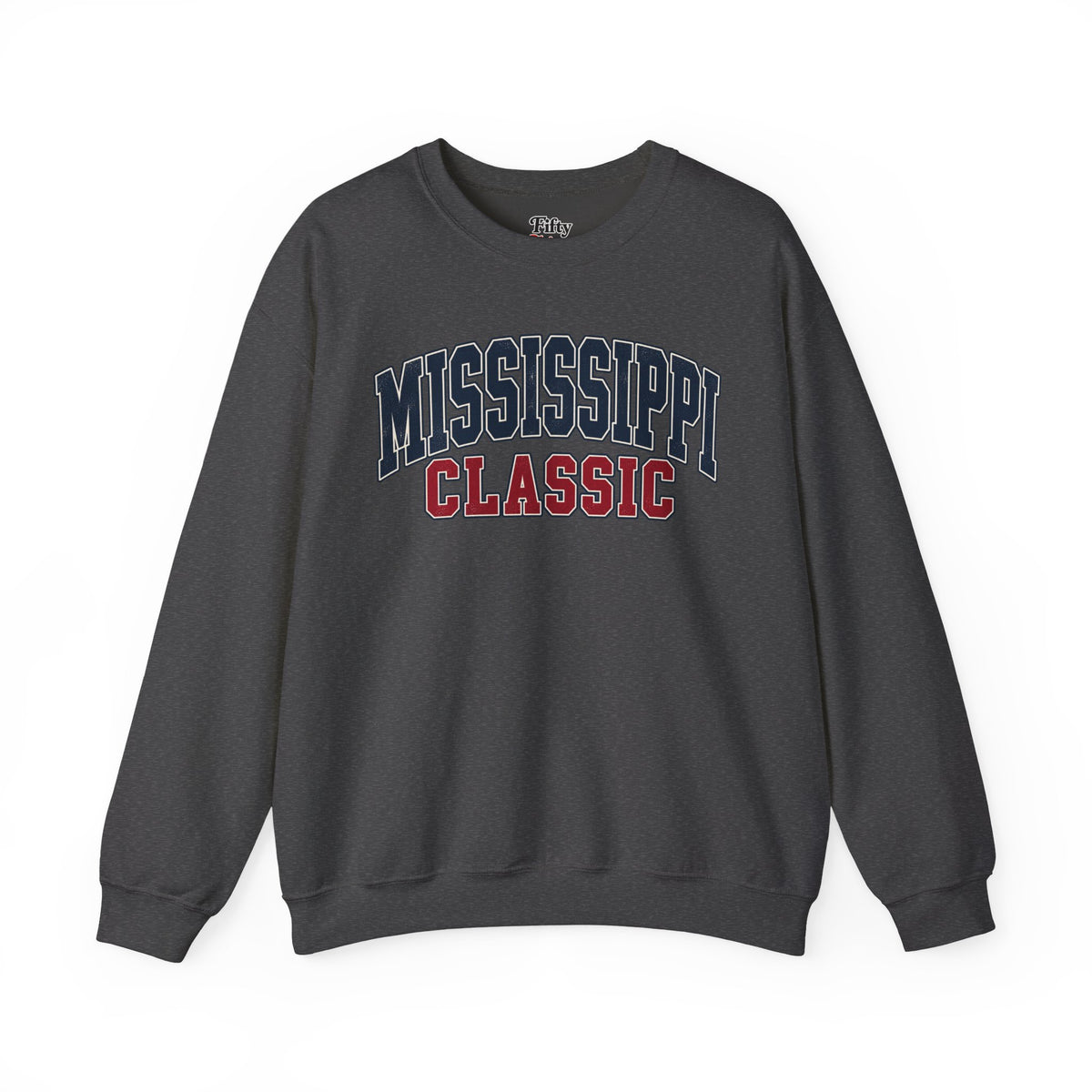 Mississippi Classic Unisex Crewneck Sweatshirt State Name Graphic