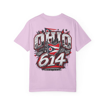Ohio 614 Unisex Comfort Color 1717 Streetwear Graphic Tee