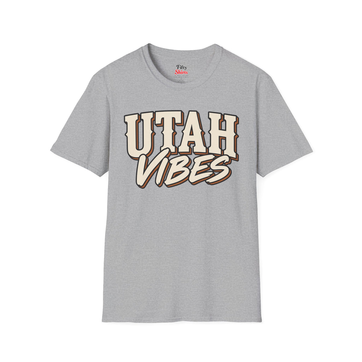 Utah Vibes Unisex Softstyle T Shirt State Name Graphic Tee