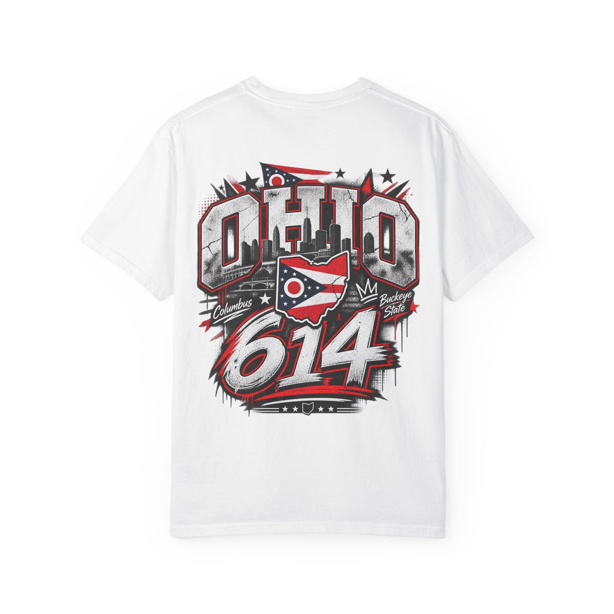 Ohio 614 Unisex Comfort Color 1717 Streetwear Graphic Tee