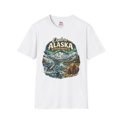 Explore Alaska Unisex Softstyle T Shirt State Pride Graphic Tee Collections FS03