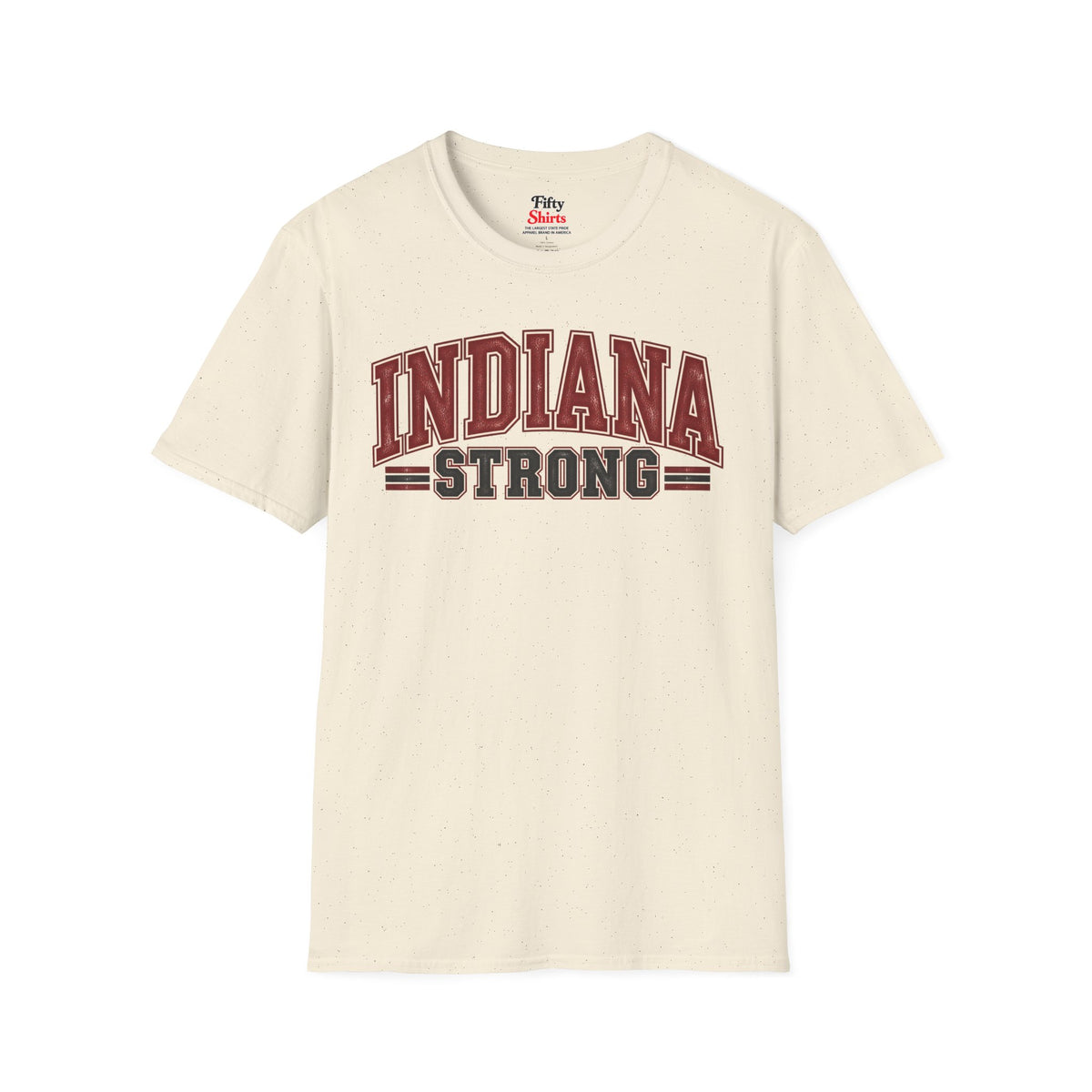Indiana Strong Unisex Softstyle T Shirt State Name Graphic Tee