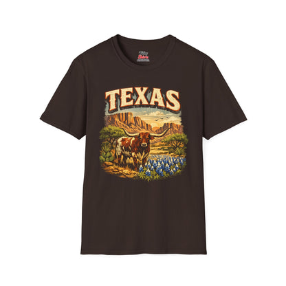 Texas Wildlife Unisex Softstyle T Shirt State Pride Graphic Tee Collections FS03