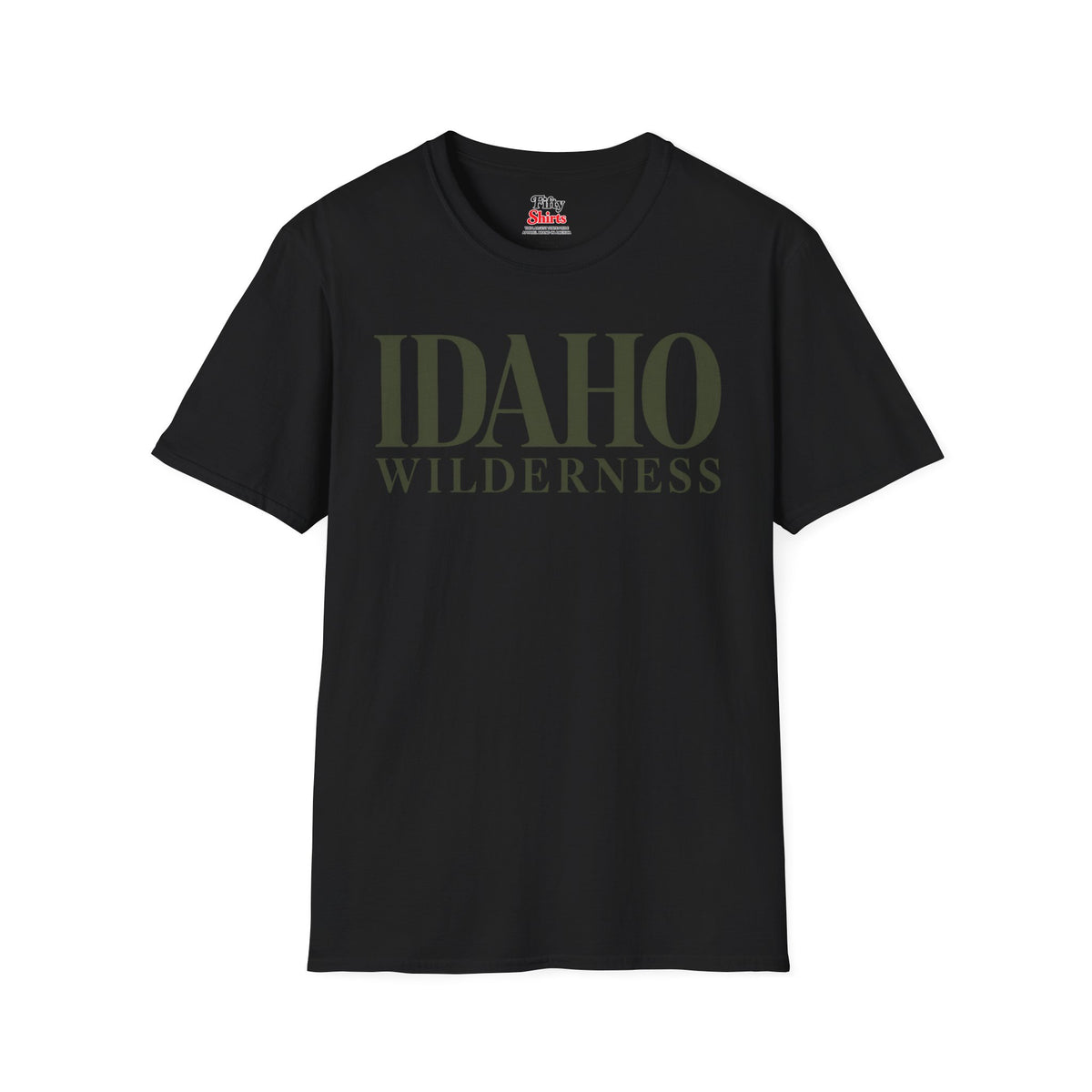 Idaho Wilderness Unisex Softstyle T Shirt State Name Graphic Tee