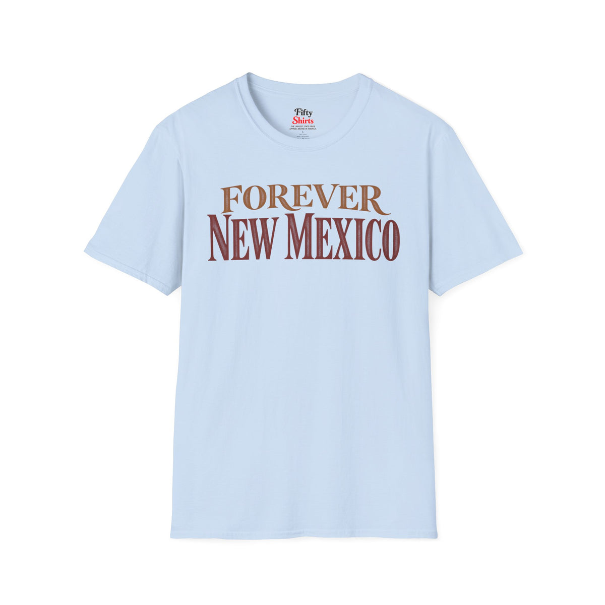 Forever New Mexico Unisex Softstyle T Shirt State Name Graphic Tee
