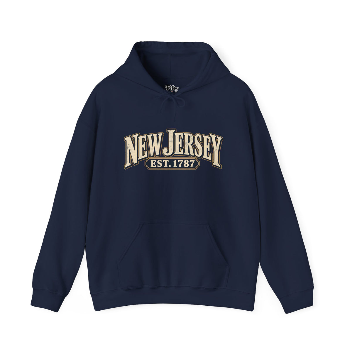 New Jersey Est 1787 Unisex Hoodie State Name Graphic