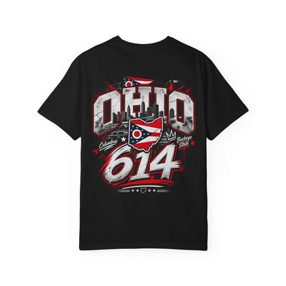 Ohio 614 Unisex Comfort Color 1717 Streetwear Graphic Tee