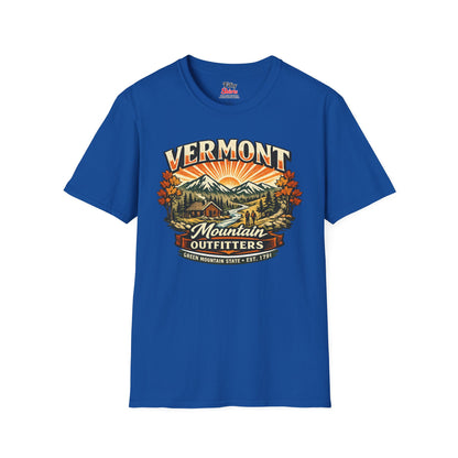 Vermont Mountain Outfitters Unisex Softstyle T Shirt State Pride Graphic Tee Collections FS03