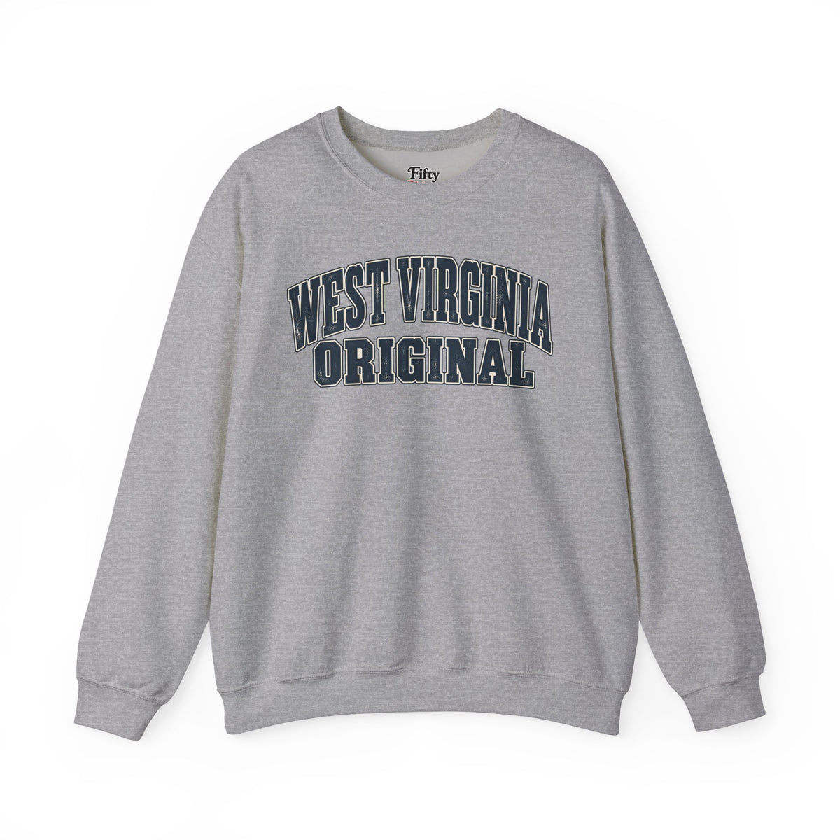 West Virginia Original Unisex Crewneck Sweatshirt State Name Graphic