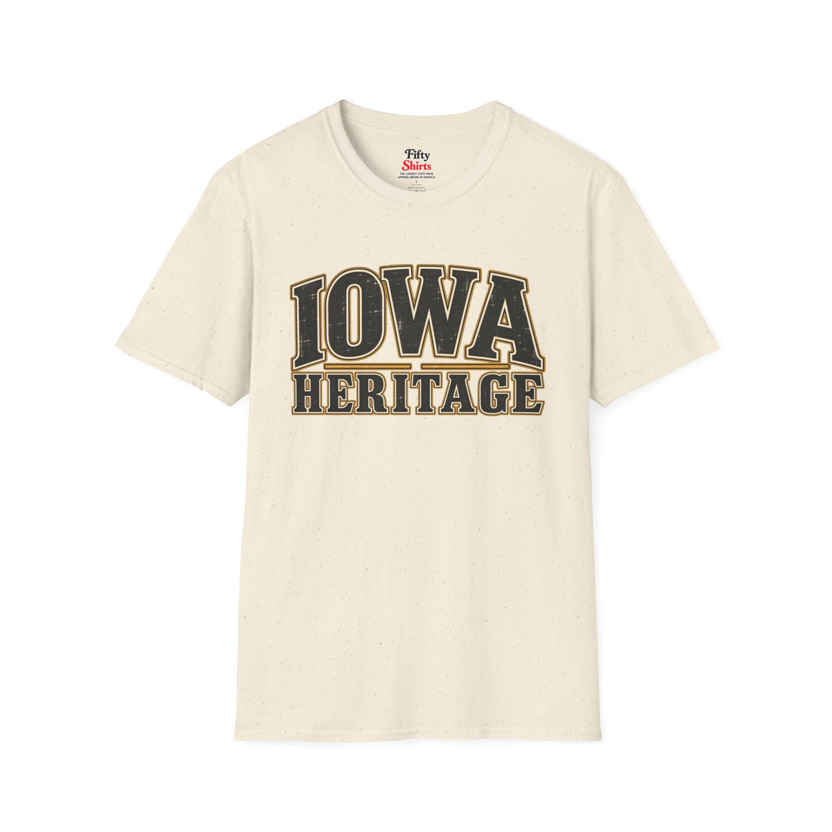 Iowa Heritage Unisex Softstyle T Shirt State Name Graphic Tee