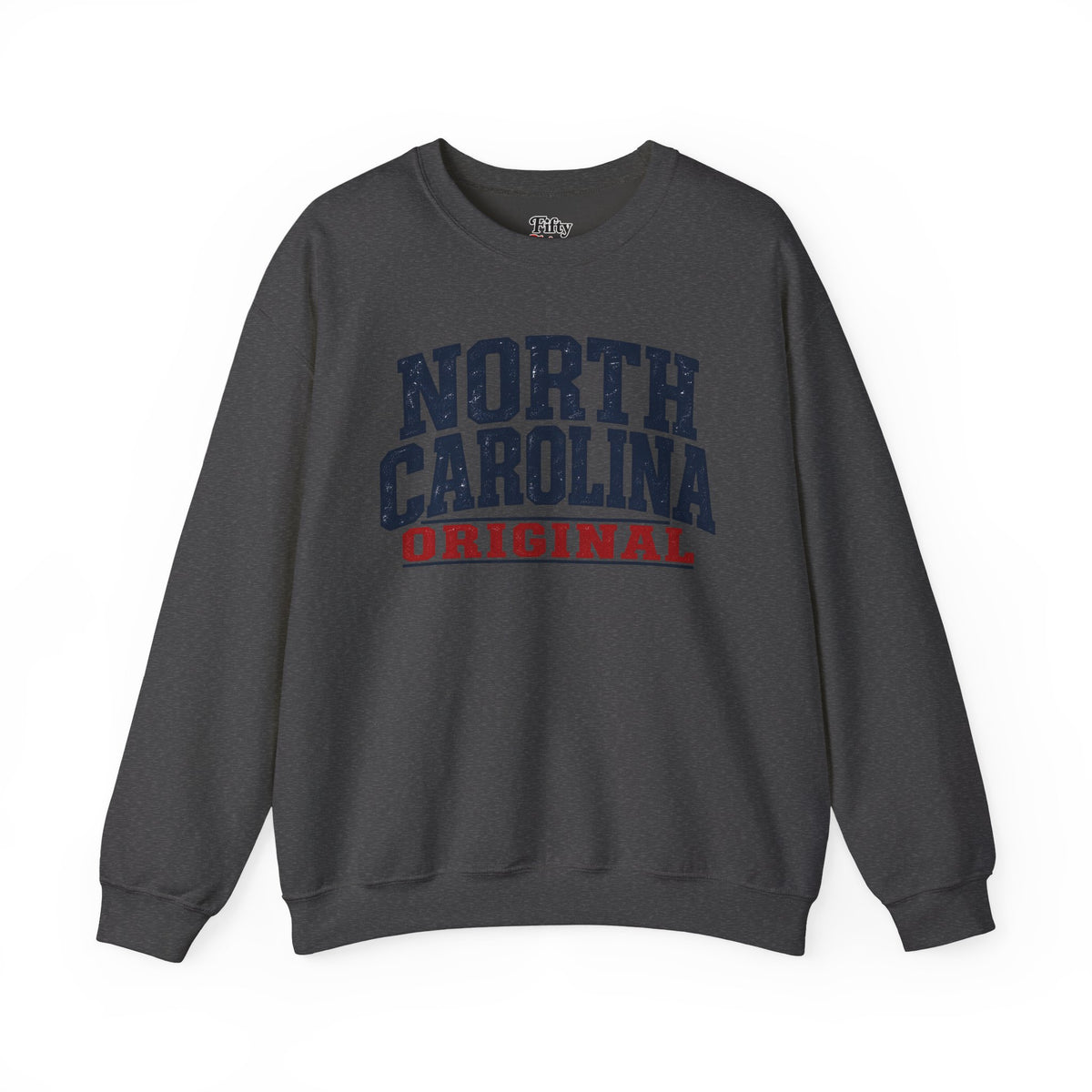 North Carolina Original Unisex Crewneck Sweatshirt State Name Graphic