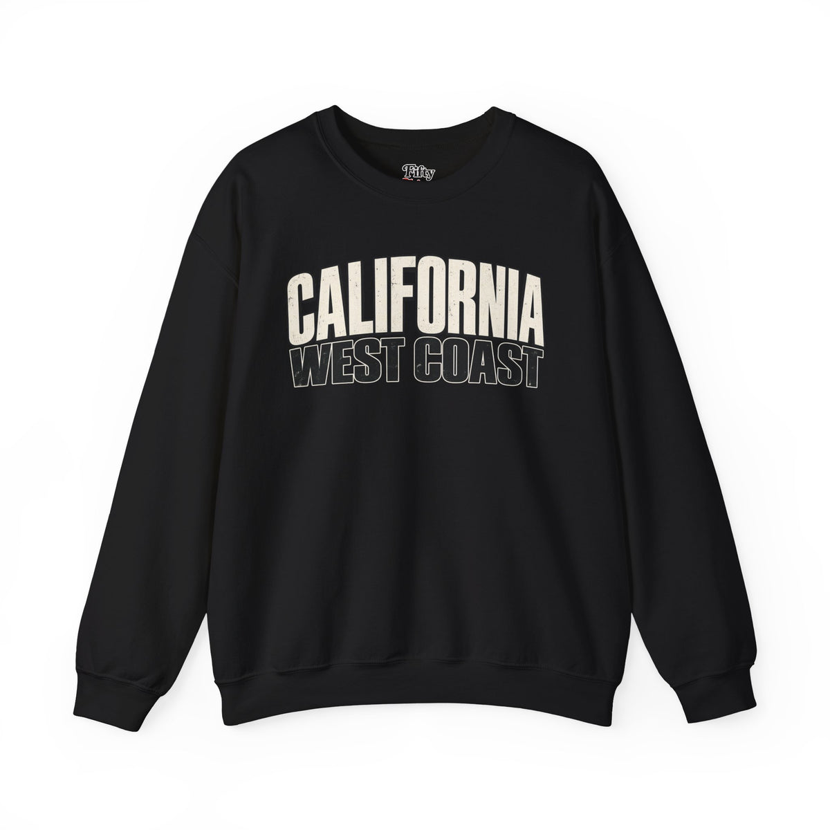 California West Coast Unisex Crewneck Sweatshirt State Name Graphic