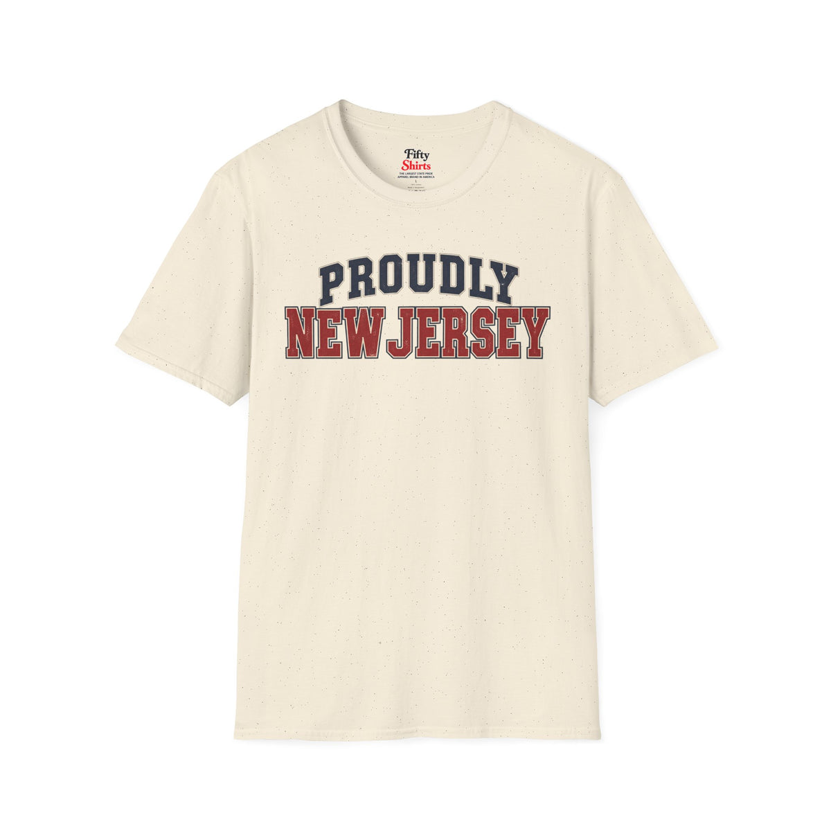 Proudly New Jersey Unisex Softstyle T Shirt State Name Graphic Tee