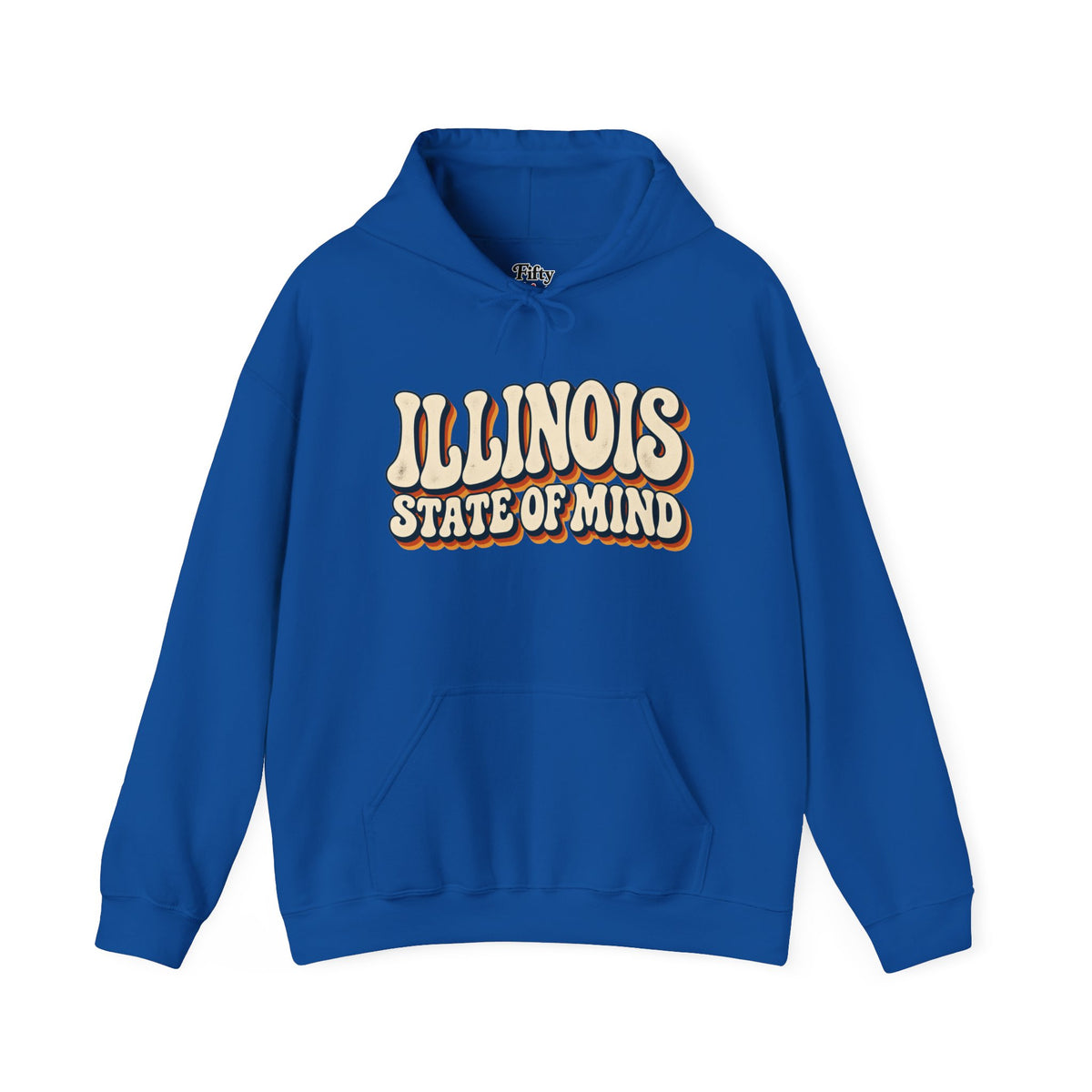Illinois State of Mind Unisex Hoodie State Name Graphic