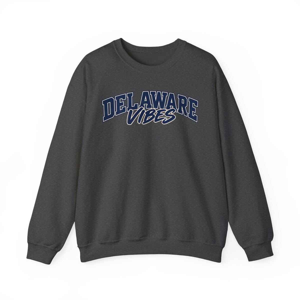 Delaware Vibes Unisex Crewneck Sweatshirt State Name Graphic