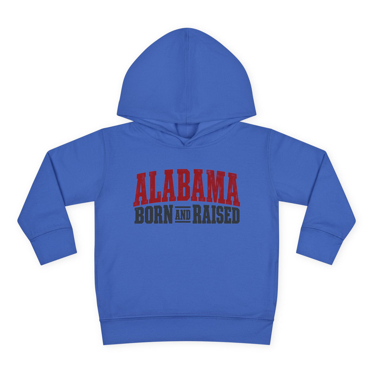 Alabama Born and Raised Rugged Workwear Unisex Toddler Pullover Fleece Hoodie