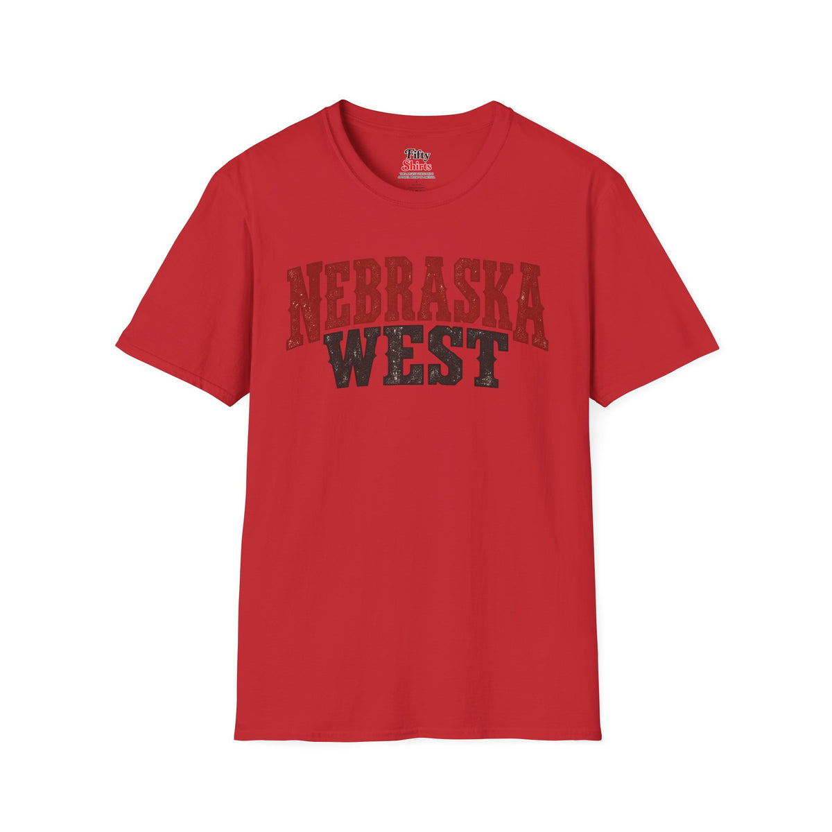 Nebraska West Unisex Softstyle T Shirt State Name Graphic Tee