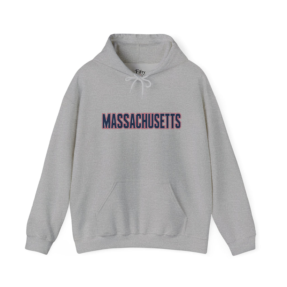 Massachusetts Unisex Hoodie State Name Graphic