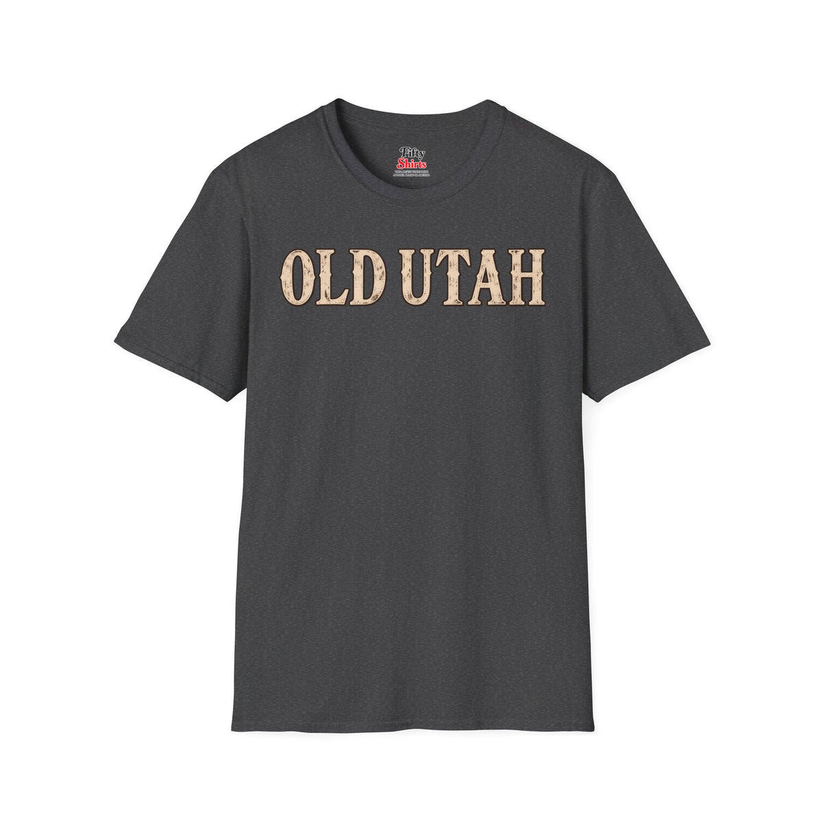 Old Utah Unisex Softstyle T Shirt State Name Graphic Tee