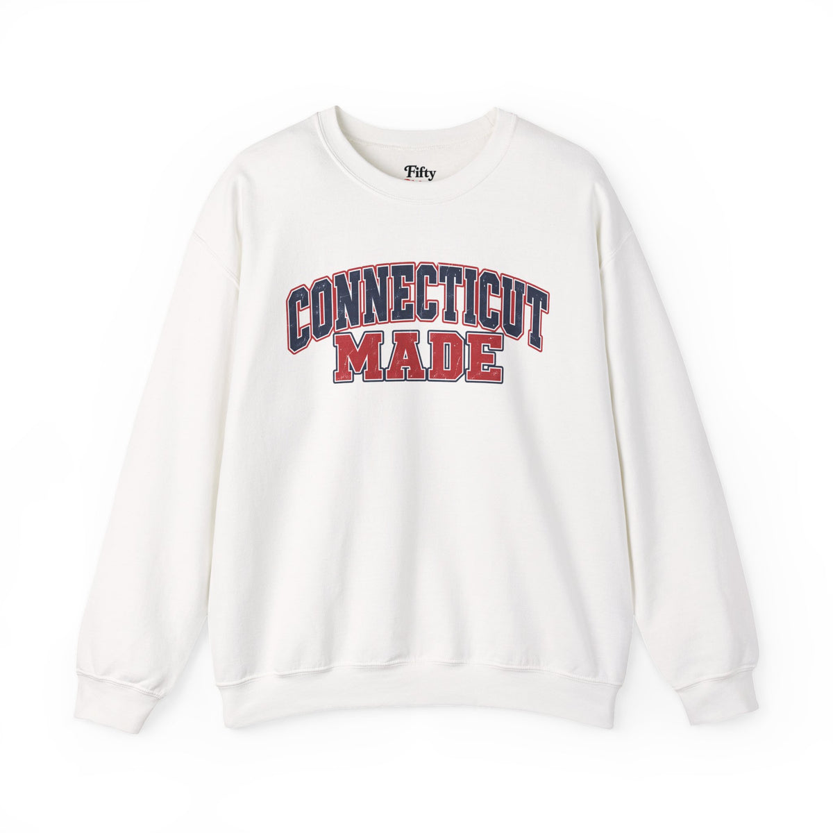 Connecticut Made Unisex Crewneck Sweatshirt State Name Graphic