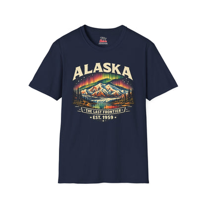 Alaska Northern Lights Unisex Softstyle T Shirt State Pride Graphic Tee Collections FS03